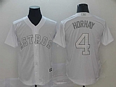 Astros 4 George Springer Horhay White 2019 Players' Weekend Player Jersey,baseball caps,new era cap wholesale,wholesale hats